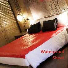 Housse de matelas imperméable en PVC, sans allergies, empêche les personnes âgées ou les enfants de se mouiller. Feuille plate pour adulte en EVA, protection plastique contre les fuites urinaires. Coussin hydrophobe et anti-huile pour les jeux sur le lit.