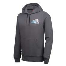 The North Face Multi Dome Hoodie FURTHER REDUCED PRICE FROM £49.95 NOW ONLY £44.95 Dark Grey Cotton Overhead Hooded Top FREE UK DELIVERY The North Face White Hoodie Kangaroo Pockets Casual Wear Regular Fit - Grey - View 2