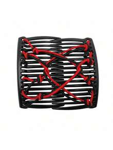 可伸缩双层弹性发梳，隐形发夹，女士发饰，美发工具