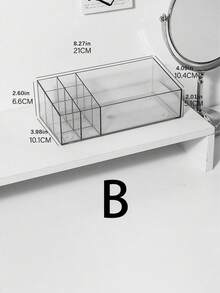 1pc Acrylic 12/18/36 Slots Lipstick Holder, Lipstick Organizer, Lip Gloss Storage Box, Makeup Display Rack, Perfect Storage Solution For Drawers, Vanity, Bathroom - Clear - View 10