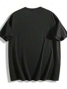 Plus-Sized And Loose Men's Clothing. L-5XL Pure Cotton T-Shirt. Black Short Sleeve T-Shirt With Penny Hardaway Basketball Pattern - màu đen - Xem 5