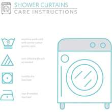 New Lush Decor Rowley Birds Shower Curtain, 72\U201d W X 72\U201d L, Navy - Colorful Floral Bird Pattern - Whimsical & Playful Bird Shower Curtain - Farmhouse, Coastal, & Boho Bathroom Decor - 海軍藍 72 英吋寬 x 72 英吋長(1 包) - 查看 6