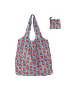 قطعة واحدة حقيبة بقالة كبيرة قابلة للطي، حقيبة شاطئ قابلة للغسيل، حقيبة بوليستر قابلة للتمزق، مستلزمات مطبخ، أدوات تخزين المطبخ، ديكور الغرفة، مناسبة للمطبخ والمطعم والحفلات والتخييم والتجمعات، هدية لأصدقائك وعائلتك