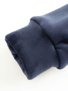 Giacca con cappuccio con chiusura lampo, sfumata e foderata termicamente, adatta per l'uso quotidiano all'aperto, per uomo, autunno/inverno