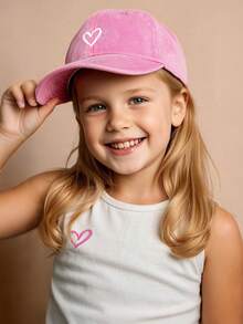 1 chiếc Mũ bóng chày in hình trái tim thoáng khí cho trẻ em, thích hợp cho Ngày thiếu nhi, Trở lại trường, Đội hàng ngày và Đi nghỉ - Nhiều màu - Xem 2