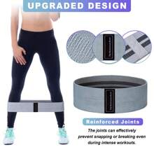 Faixa de Resistência para Exercícios, Faixa de Exercícios Nível 3, Conjunto de Faixa de Fitness Masculina e Feminina, Faixa para Quadril e Perna, Adequado para Fitness Familiar, Academia, Yoga, Pilates, Esporte, Academia, Exercícios em Casa, Tira de Academia, Faixas de Resistência