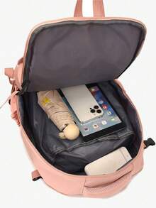 女士背包，大容量旅行背包，通勤/上学背包，时尚笔记本电脑包，短途商务旅行行李包，学生背包，学习用品，学生背包，书包，学生背包，返校背包，学生书包，大容量背包，学生背包，返校包，笔记本电脑隔层，行李带设计，符合航空标准，鞋仓，轻便，便携，适合青少年、女性、大学生，返校必备，开学第一天必备