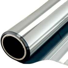 Película reflectante para ventana de espejo de un solo sentido, privacidad durante el día, anti-UV, con adhesión estática, película decorativa removible para ventanas, color plateado - Multicolor - Ver 16