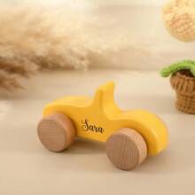1 szt. Spersonalizowany drewniany samochodzik, mały samochodzik z napędem bezwładnościowym w stylu vintage, możliwość personalizacji imienia, drewniany samochodzik, list dla przyjaciół, krewnych, dzieci - Wielokolorowe - Zobacz 12