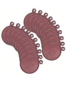 5/10/20 pezzi Panni struccanti riutilizzabili, salviette detergenti per il viso lavabili in lavatrice adatte a tutti i tipi di pelle, trucco, economiche, decorazione camera, toeletta, viaggio, camera da letto, accessori trucco, cuscinetto, applicatore trucco, cuscinetto cipria, spugnetta trucco