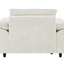 Accent Chair With Ottoman,Comfy Oversized Single Sofa Couch Deep Seat Lounge Chair Upholstered Armchair For Living Room Bedroom Office Apartment (Beige)-9856 - Multicolor - View 5