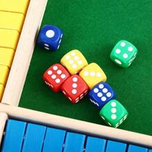 Juego de mesa Deluxe Cierra la Caja de 4 lados con 10 números, juegos de dados y de fiesta para adultos y familias