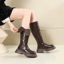 Women Western Boots - Phiên bản nâng cấp màu đen - Xem 4