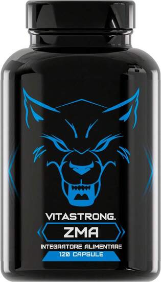 Vitastrong ZMA Hochdosis-Nahrungsergänzungsmittel – Zink, Magnesiumcitrat und Vitamin B6, 120 Kapseln für den Energiestoffwechsel und zur Verringerung von Müdigkeit und Erschöpfung