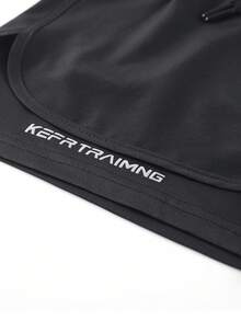 3pcs/Set Boyfriend Style Men's Quick Dry Sports Running Training Fitness Shorts, Summer - Grey - View 6