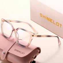 SHINELOT 女士大框时尚日常佩戴眼镜 - A - 查看 9