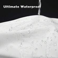 New Titanker Small Stall Shower Curtain Liner Washable, 48x72 Inches, White Fabric Stall Shower Liner With 2 Magnets, Waterproof RV Shower Liner Soft Lightweight Polyester, White - 白色 48 英吋寬 x 72 英吋長(1 包) - 查看 2