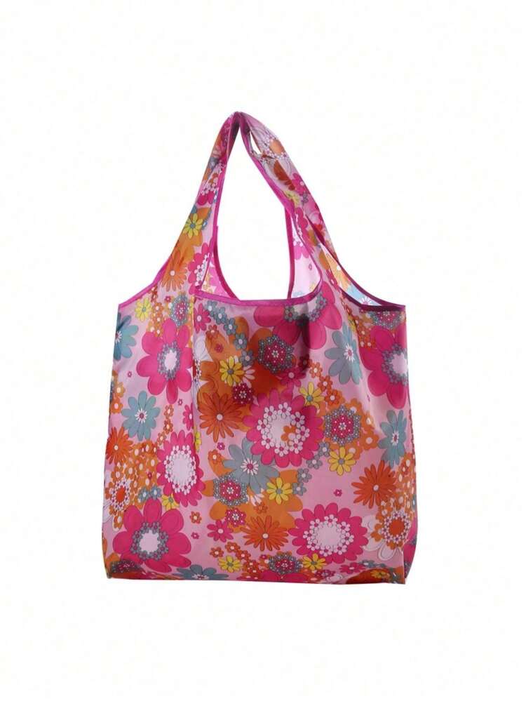 1個 大型折りたたみ式ショッピングバッグ、洗濯可能、破れにくいポリエステル素材、ビーチバッグ、トートバッグ、キッチン用品、ルームデコレーションとしても使えます。キッチン、ダイニングルーム、パーティー、キャンプ、集会に最適。友人や家族への素晴らしいギフトにもなります。 - マルチカラー - 見る 14