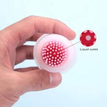 1pc Portable Silicone Oil Bottle With Brush, Grill Oil Brush, Kitchen Oil Bottle, Outdoor Baking And Barbecue Brush, Silicone Oil Brush With Dust Cover, Coating Tool For Outdoor Barbecue Picnic, Suitable For Home Kitchen, Convenient Oil Bottle With Brush, Heat Resistant, Essential Kitchen Accessory, Oil Bottle, Summer - Multicolor - View 8