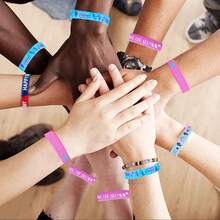 6pcs, 12pcs Multi-Color Silicone Sports Wristband, Inspired By Natural Elements, Integrated With The Mermaid Unicorn Design To Enhance Texture. Create Your Personalized Wristband, Outdoor Birthday Party, And Gaming Party. Theme Party Supplies Are Suitable As The Best Gifts To Give To Family, Loved Ones, Friends, Girlfriends, And Playmates, Showcasing Your Unique Charm - Multicolor - View 7