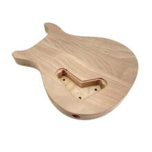 Gitarrenbausatz 22 Bünde Mahagoni Gutiar Hals Gitarre Korpus Ahorn Decke Hardware