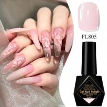 FOUR LILY 10ml 牛奶啫喱橡胶底油 - 裸色可卸半永久指甲凝胶 - 彩色 - 查看 12