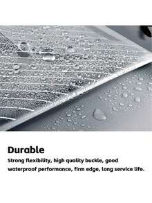 10pcs Classic A4 Clear PP Waterproof Document Folders, Transparent File Envelopes - Document Bag - View 4