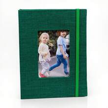 Photo Albums Small Photo Album 4x6 Slip-In Picture Album 26pages Pages Holds 52 Photos , Portable Photo Book 4x6 For Wedding Family Baby Travel Black Blue(The Character Photo Is A Random Decorative Pattern) - Baby Photo Album - View 9