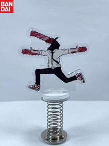 bandai Bandai Anime Jiu Jitsu Kaisen Gojo Sato Shake Frame Model, Double-Sided Transparent Acrylic Tabletop Decoration, Stress Relieving Toy, Car Decoration, Spring Swing Piece, Suitable For Vehicle, Office Desk And Bicycle Decoration, Perfect Party Gift&Birthday Surprise Gift, Ideal Choice For Christmas, Halloween And Thanksgiving Gifts. Back To School