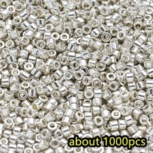 1000pcs/Set Tiny 2mm Glass Beads Fashion Metallic Color Vintage Style DIY Tiny Beaded Bracelet Loose Bead Handmade Accessories - Beads - View 18
