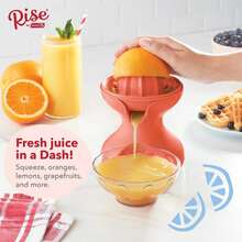 Rise By Dash Electric Citrus Juicer With Easy Pour Spout - Blue - Blue - View 9