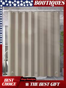 Shower Curtain Liner, Clear Shower Curtain Liners, Plastic Shower Curtain Liner, Cute PEVA Tall Shower Liner, Bathroom Shower Curtain Liners, Bathroom Shower Curtain, Cute Shower Curtain, See Through Shower Curtain, Transparent Shower Curtain, Bathroom Set Shower, Shower Curtain For Women, Boys Bathroom Shower Curtain, PVC Shower Curtain, Shower Curtains For Bathroom, Teen Shower Curtains For Bathroom - Kakhi/72"W X 72"L (Pack Of 1) - View 9