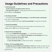 HITOZON Plug-And-Play Professional Wireless Lavalier Microphone, Equipped With Innovative AI Voice Changer And Smart Noise Cancellation Features - Includes Portable Charging Case - Compatible With Smartphones, Computers, Cameras - Ideal For Content Creation, Live Streaming, Podcasting And More - One Size - View 7