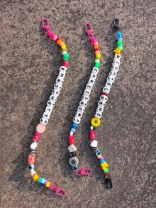 1 件定制名字钥匙扣、包链、帽链、个性化吊坠、独特的手工礼物、色彩鲜艳、可爱、迷人、有趣、Y2K、时尚、休闲、可爱、定制、个性化、独特、定制、送给他的理想礼物、送给她、女朋友、朋友、孩子的理想礼物、别致的秋季、服饰配饰、定制钥匙扣和配饰 - 鑰匙扣 - 查看 5