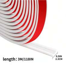 Dải nẹp trang trí tường 3D tự dính, nẹp trang trí tường DIY linh hoạt, thích hợp cho gương, khung cửa sổ và trang trí nhà cửa, màu trắng. - Nhiều màu - Xem 10