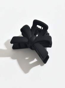 5 piezas Mini Pasador de mariposa negro mate, Diadema de princesa con pasador lateral, Longitud aproximada de 2.7 cm, Pasador de pelo tipo pinza para el invierno, Accesorios de pelo para mujer, Lazos para outfits de vacaciones