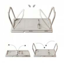 Omkeerbaar opvouwbaar laptopbureau, verstelbaar tafelblad voor op schoot, slouchy bureau met hoogteverstelling, studeertafel