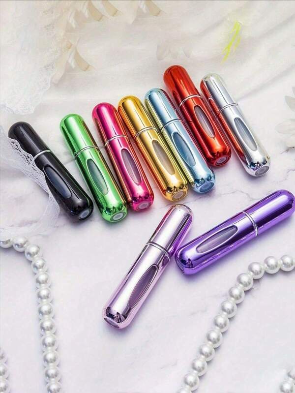 3pcs/6pcs Portable Refillable Perfume Spray Bottle, Mini Perfume Refillable Spray, Cosmetic Essence Essence Water Storage Container, Spray Perfume Bottle, Perfume Spray Pump Box, Mini Pocket Purse Perfume Spray, Refillable Perfume Dispenser Pump Transfer Tool, Travel Perfume Pump Box, Bottom Filling, Travel Cologne Spray, Beauty Tools Travel Necessities, Reusable And Leak Proof - Suitable For Use All Season, Back To School