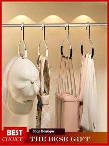 5 pièces Organisateur de chapeaux pour casquettes de baseball, rangement de chapeaux pour casquettes de baseball, porte-chapeaux pour placard, porte-chapeaux pour organisateur de casquettes de baseball, cintres, organisateur de garde-robe, décoration de chambre, accessoires de maison (3 pièces/1 pièce)