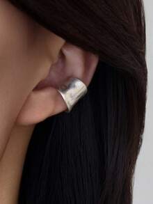 1pc Autumn/Winter New Textured Five Elements Ear Cuff Earring - A - View 4
