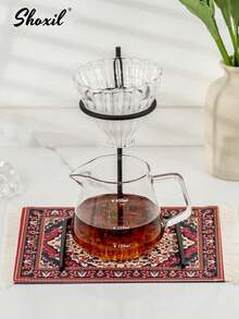 shoxil 1 件咖啡杯垫、咖啡垫、咖啡垫、饮料杯垫、桌垫、鼠标垫、防滑耐热吸水垫、咖啡角垫，适合放在杯子/马克杯/玻璃杯/咖啡机/咖啡机/咖啡壶/咖啡配件下 - 咖啡墊 - 查看 4