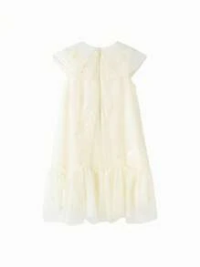 Balabala Vestito per ragazze, abito estivo in rete per bambini novità 2025, elegante e dolce
