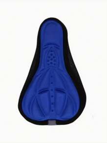 1pc Ergonomic 3D Gel Bicycle Seat Cushion - Super Soft, Thick & Comfortable Silicone Pad, Suitable For Mountain And Road Bikes, Breathable Design With Easy Install Drawstring, Non-Slip - Available In Black, Blue, Red, For Pressure Relief & Enhanced Outdoor Cycling Experience | Ergonomic Bike Seat | Random Color Bike Seat With Pad