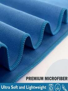 1 Piece Outdoor Sports And Fitness Quick Dry Towel / Sweat Absorbent Quick Dry Towel / Outdoor Hiking Towel / Quick Dry Beach Towel / Yoga And Fitness Towel / Microfibre Towel / Soft Travel Towel, Single Colour Portable Lightweight Adult Towel For Camping, Gym, Beach Swimming, Yoga, Swimming Pool, Camping, Beach Essentials