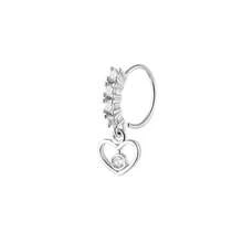 Pendentif d'anneau de nez en acier inoxydable 316L, bijou de nez à porter au quotidien pour femmes - Argent - Voir 21