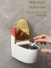 1 件优质壁挂式厕所烟灰缸 - 适合家庭、酒店和办公室的时尚装饰 - 耐用且节省空间，是送给男士、女士、朋友和家人的完美多功能礼物 - 适合生日、节日和家居装饰 - 彩色 - 查看 5