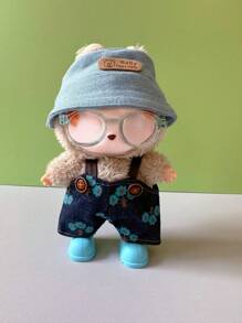 4pcs LAB UBU Doll Clothes, Blindbox Hanging Accessory Casual Hoodie Outfit Set, Suitable For 15cm-17cm (5.9in-6.69in) Dolls, Doll Replacement Clothes/Shoes, Fit For Birthday, Festival, Valentine's Day Gifts, Unisex