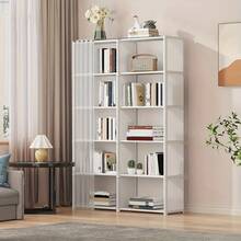 KNERS 1pc Multi-Layer Easy-To-Assemble Book Storage Rack, Household Simple Clothes Storage Wardrobe, Multi-Functional Dustproof Miscellaneous Storage Cabinet For Office, Classroom, Rental Room And Dormitory - Nhiều màu - Xem 2