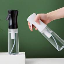 1pc High Pressure Continuous Spray Bottle, 200ml/300ml/500ml Plastic White/Black Refillable Bottle, Suitable For Festive Makeup, Beauty, Hair Care, Skin Care, Moisturizing, Gardening, Pet Care Disinfection And Various Liquids,Back To School,Travel Holiday Essentials,Hair Accessories For Women