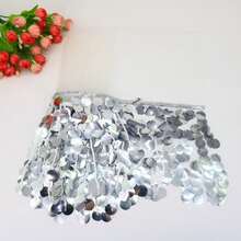 2 Yards 35cm Mesh Sequin Tassel Tassel Fringe Trim For Sewing Curtain Tassels Tassels Pendants Embroidered Lace Latin Dance Performance Costume Trimming Fringes Sewing Fringe Tassels Sewing Accessories Sewing Accessories Sewing Fringes Fabric And Lace Tassels Crafts Lace For Crafts Tassel Decoration